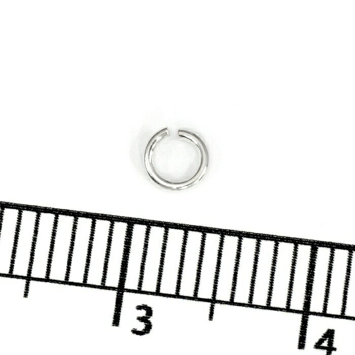 【1個売り】 丸カン シルバー925 丸環 線径0.6mm 直径3.5mm マルカン|手芸用品 金具 飾り パーツ 部品 銀 Silver