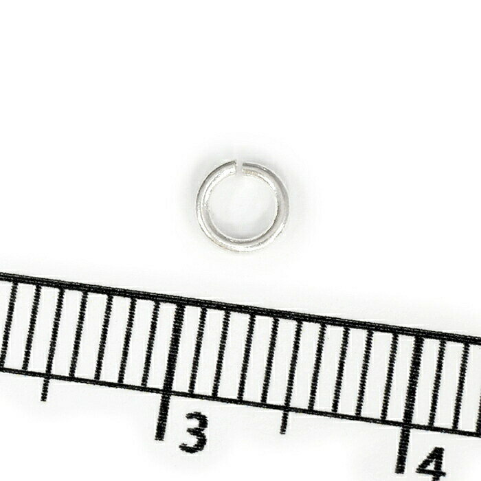 【1個売り】 丸カン シルバー925 丸環 線径0.7mm 直径4.0mm マルカン|手芸用品 金具 飾り パーツ 部品 銀 Silver