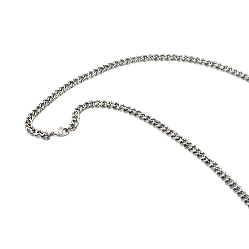 ネックレス チェーン 純チタン カット無し喜平チェーン 幅5.7mm 長さ38cm|チェーンのみ だけ 鎖 チタン アクセサリー メンズ