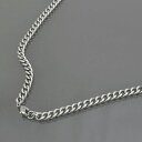 ネックレス チェーン 純チタン 2面カット喜平チェーン 幅5.7mm 長さ45cm|鎖 チタン アクセサリー メンズ