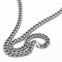ネックレス チェーン 純チタン カット無し喜平チェーン 幅7.3mm 長さ40cm|鎖 チタン アクセサリー メンズ