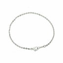 ブレスレット チェーン 純チタン フラット小豆チェーン 幅2.0mm 長さ20cm|鎖 チタン アクセサリー レディース メンズ