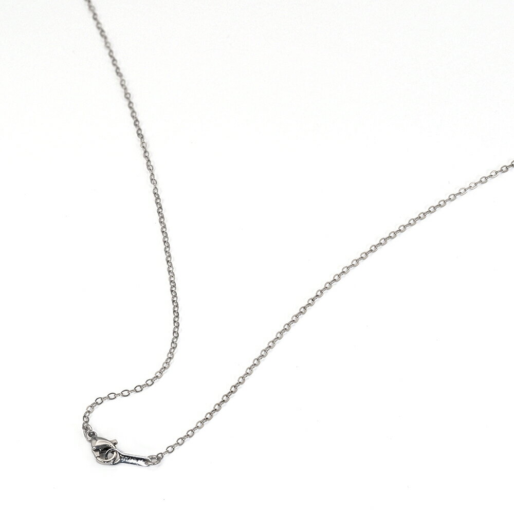 ネックレス チェーン 純チタン フラット荒小豆チェーン 幅1.5mm 長さ55cm｜鎖 チタン アクセサリー レディース メンズ