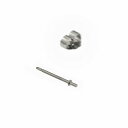 【10個売り】 ピアスパーツ 純チタン ピアス軸のパーツ ピアスキャッチ付属 線径0.70mm ピアスポスト 棒|手芸用品 金具 飾り パーツ 部品 Titan