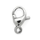 【1個売り】 留め具 純チタン フック 縦9.0mm カニカン カニ環 クラスプ|手芸用品 金具 飾り パーツ 部品 Titan