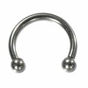【バラ売り/1個】 ボディピアス チタン サーキュラーバーベル スタンダードボディピアス 14ゲージ 内径10.0mm ボール3.0mm 銀色 シルバー|軟骨 ...