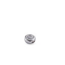 ペンダントトップ 18金 ホワイトゴールド 天然石 一粒スルーペンダント 主石の直径約4.4mm 伏せ込み ペンダントヘッドのみ|K18WG k18 18k 貴金属 ジュエリー レディース メンズ(4)
