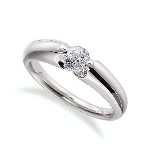 指輪 18金 ホワイトゴールド 天然石 一粒リング 主石の直径約5.2mm ソリティア 二本爪留め｜K18WG k18 18k 貴金属 ジュエリー レディース メンズ