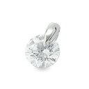 ペンダントトップ PT900 プラチナ ダイヤモンド 一粒ペンダント 主石の直径約5.2mm 一点留め ペンダントヘッドのみ|900pt 貴金属 ジュエリー レ...