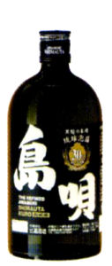 島唄黒泡盛30度 720ml 【沖縄県】那覇 (資)比嘉酒造