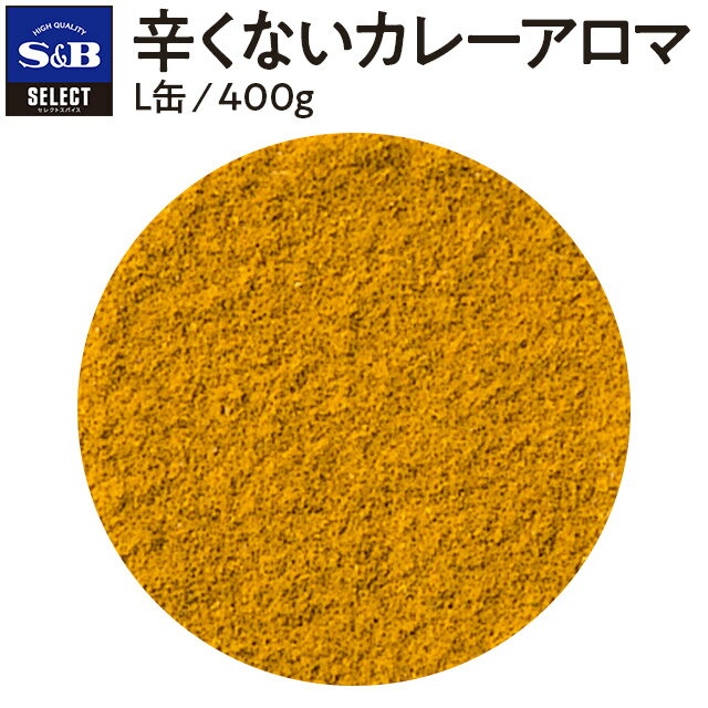 【公式】S&B セレクトスパイス 辛くないカレーアロマ パウダー L缶 400g 業務用 エスビー食品 公式 スパイス ハーブ SELECT SPICE 子ども カレー味 辛くない カレー粉