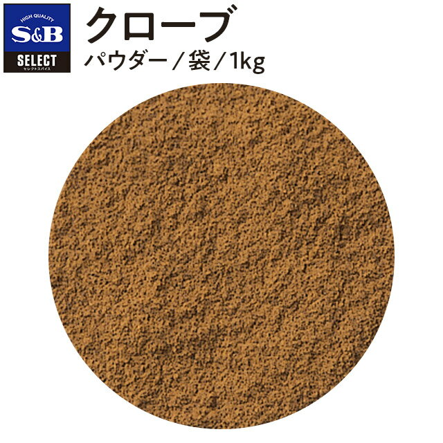 S&B セレクトスパイス クローブ パウダー 袋入り 1kg 業務用 エスビー食品 公式 スパイス ハーブ SELECT SPICE