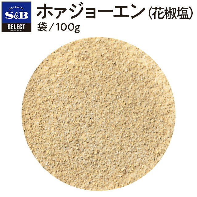 S&B セレクトスパイス ホァジョーエン（花椒塩） 袋入り 100g 業務用 エスビー食品 公式 スパイス ハーブ SELECT SPICE 中華料理