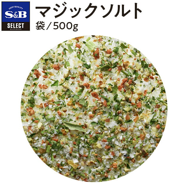 S&B セレクトスパイス マジックソルト 袋入り 500g 業務用 エスビー食品 公式 スパイス ハーブ SELECT SPICE 白胡椒 白コショウ