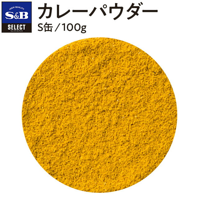 【公式】S&B セレクトスパイス カレーパウダー 100g S缶 業務用 エスビー食品 公式 スパイス ハーブ SELECT SPICE カレー粉 カレー 調味料 エスビー 食品 S＆B s&b sb SB 無塩 1