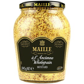 【公式】S&B MAILLE 種入りマスタード 瓶 845g 業務用 エスビー食品 公式 マイユ フランス