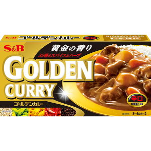 S&B ゴールデンカレー 辛口 198g 1個 エスビー食品 公式 ルウ 黄金の香り カレーライス