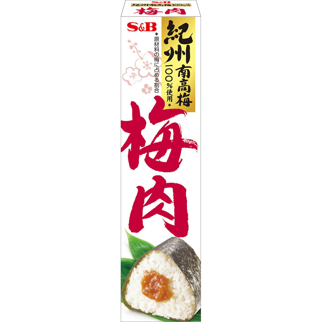 【公式】 S&B 梅肉 40g チューブ 調味料 紀州南高梅 ごはんのおとも おかず おにぎり おむすび お弁当 うめ 和風 エスビー食品 公式