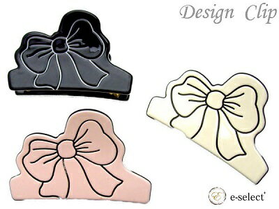 【無くなり次第終了】クリップ バンス リボンモチーフ 6.5cm