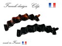 【Made in France】サイドクリップ ウエーブ ビッグサイズ 12.5cmフランス バンス フランス バンスクリップ バンスクリップ しっかり バンス...