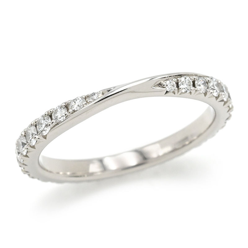 [返品OK] ハリーウィンストン ブリリアントラブバンドリング 7号 WBDPRDPABRL Pt950 ダイヤモンド フルエタニティ プラチナ 地金2.1g 【中古】【送料無料】