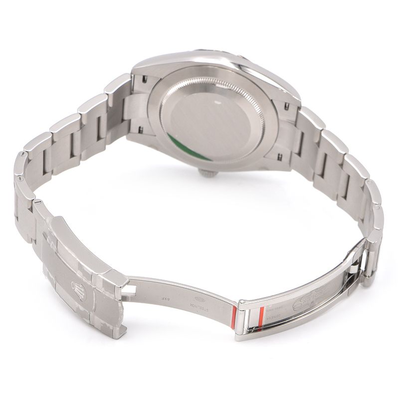 [3年保証/返品OK] ロレックス メンズ オイスターパーペチュアル 41 124300 ランダム番 新ギャラ グリーン 緑文字盤 自動巻き 腕時計【中古】【送料無料】