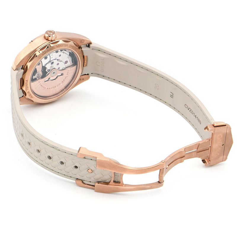 [3年保証/返品OK] オメガ メンズ シーマスター アクアテラ150M 220.52.41.21.02.001 K18PG 箱保 日付 シルバー 自動巻き 腕時計【中古】【送料無料】