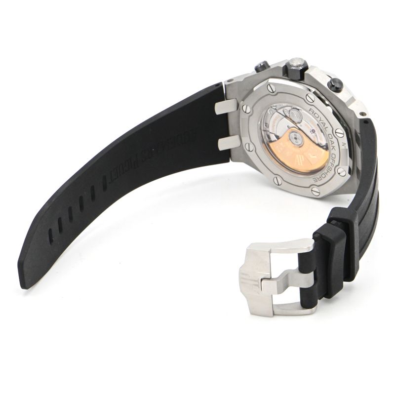 [3年保証/返品OK] オーデマピゲ メンズ ロイヤルオークオフショア 26470ST.OO.A101CR.01 クロノグラフ ブラック 自動巻き 腕時計【中古】【送料無料】