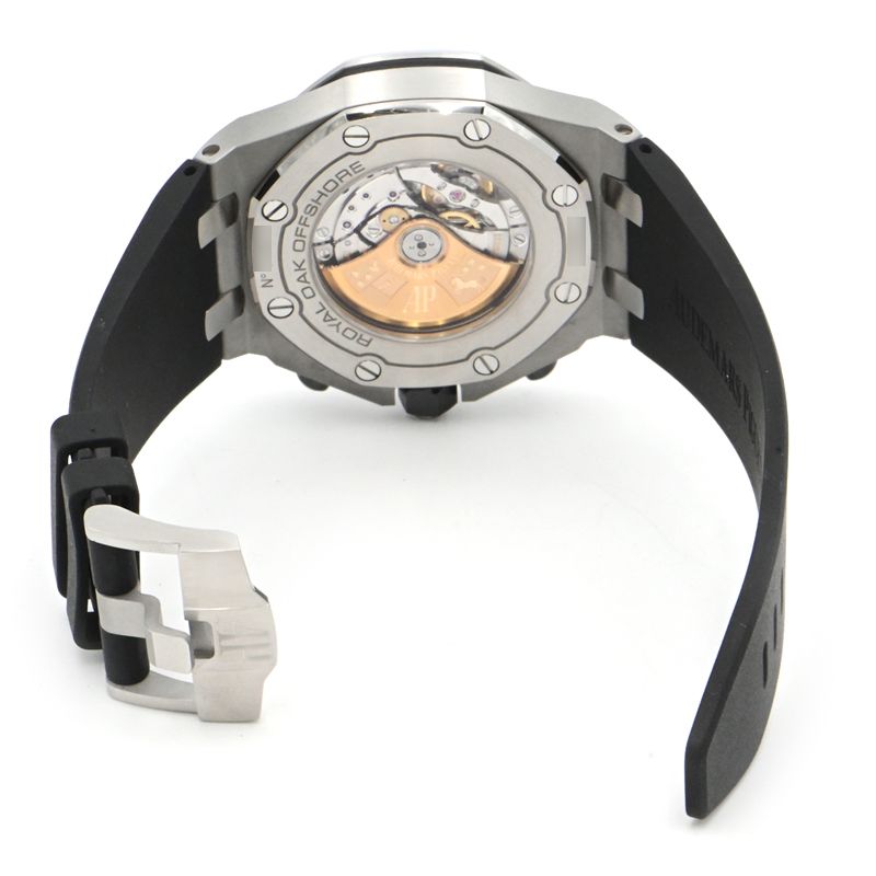 [3年保証/返品OK] オーデマピゲ メンズ ロイヤルオークオフショア 26470ST.OO.A101CR.01 クロノグラフ ブラック 自動巻き 腕時計【中古】【送料無料】