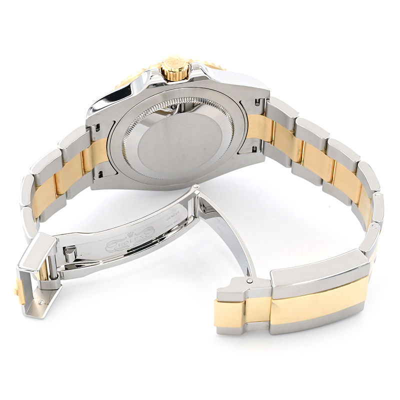 [3年保証/返品OK] ロレックス メンズ GMTマスター2 116713LN Z番 K18YG/SS コンビ GMTマスターII デイト ブラック 自動巻き 腕時計【中古】【送料無料】