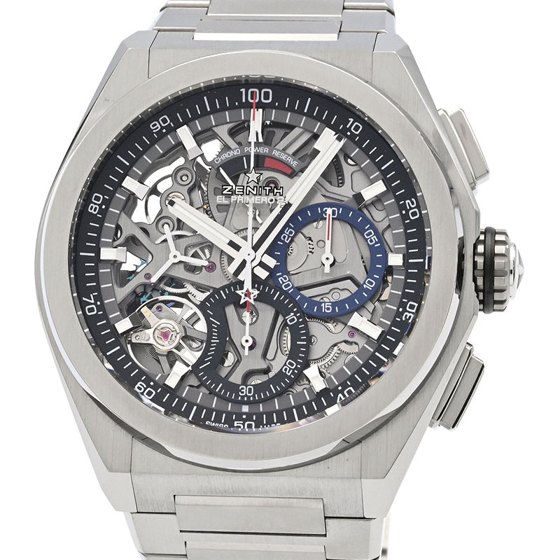 [返品OK] ゼニス メンズ デファイ エルプリメロ 21 95.9000.9004/78.M9000 箱保 クロノグラフ 両面スケ..