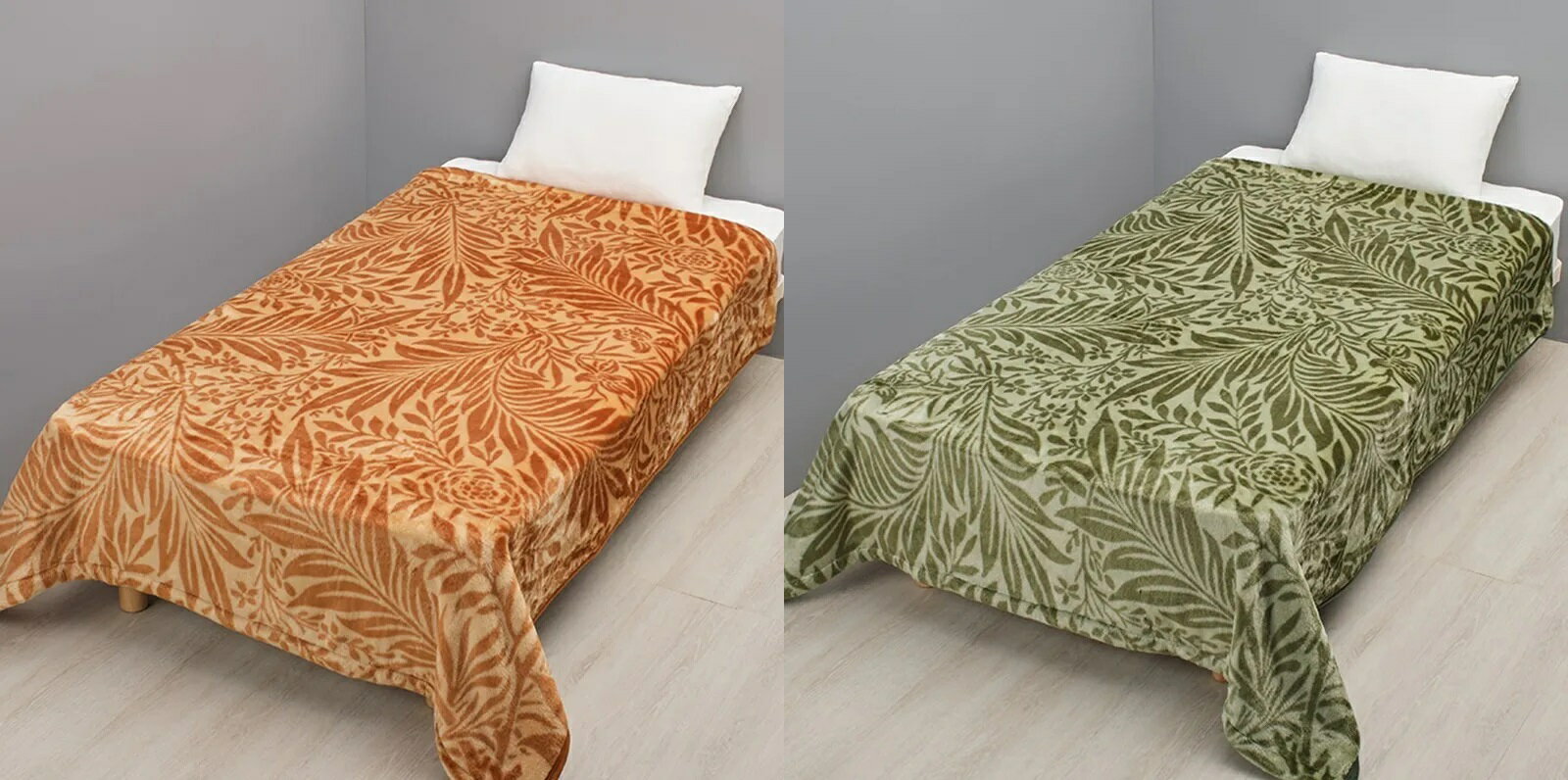 西川 モリス ギャラリー WARM α(R)ブランケット シングル 日本製 MG5651 FQ05150600