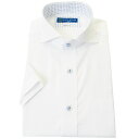ワイシャツ 形態安定 半袖 白ドビー ホワイト レギュラーフィット 消臭 吸水速乾 シャツハウス メンズ