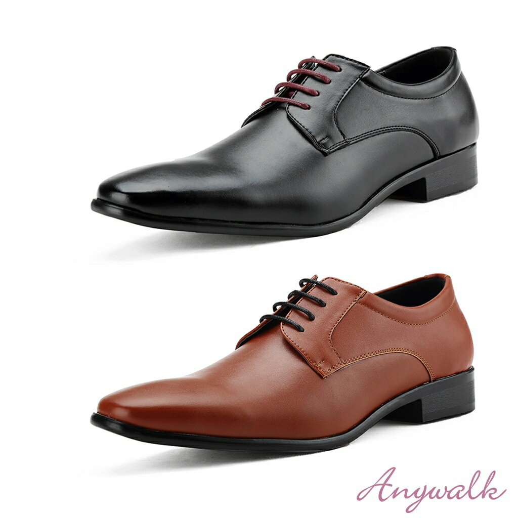 メンズ 外羽根式プレーントゥビジネスシューズ [エニーウォーク] Anywalk 16135 【あす楽対応】