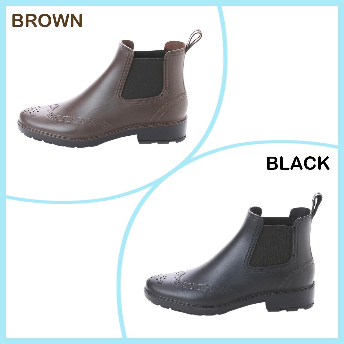 メンズ ショート レインブーツ ショートブーツ サイドゴアブーツ チェルシーブーツ レインシューズ 雨靴 長靴 全天候型 晴雨兼用 完全防水 防滑底 マット調 カジュアル ビジネス ブラック 黒 24.0 24.5 25.0 25.5 26.0 26.5 27.0 27.5 aw_16033