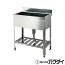 カクダイ KAKUDAI【457-102-90】※※メーカー直送のみ※ステンレスシンク(1槽式) 管理番号1870