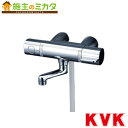 KVK【FTB100KWKSR8T】サーモスタット式シャワー・スカートソケット仕様(80mmパイプ付) 寒冷地用 浴室用