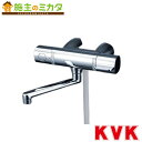 KVK【FTB100KWKST】サーモスタット式シャワー・スカートソケット仕様(170mmパイプ付) 寒冷地用 浴室用