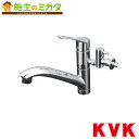 KVK 【KM5031ZTTU】 流し台用シングルレバー式シャワー付混合栓 分岐止水栓付 混合水栓 蛇口