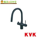 KVK【KM6091SCECM5】ビルトイン浄水器用シングルシャワー付混合栓(センサー付)(eレバー) マットブラック 混合水栓 蛇口