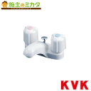 KVK 【KM66HP】 洗面用2ハンドル混合栓 ポップアップ式 混合水栓