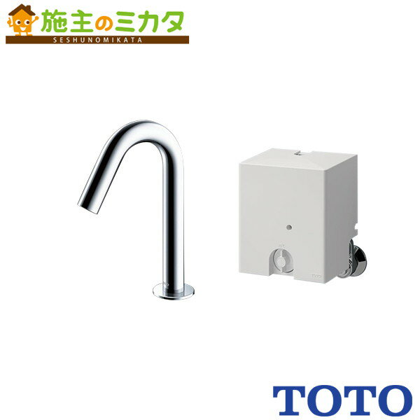 TOTO 台付自動水栓 アクアオート 【TLE26SS2W】 コンテンポラリタイプ 発電タイプ サーモスタット混合水栓