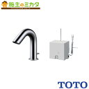 TOTO 台付自動水栓 【TLE31SA2J】Aタイプ きれい除菌水 搭載 AC100Vタイプ ワンプッシュ式 サーモスタット混合水栓
