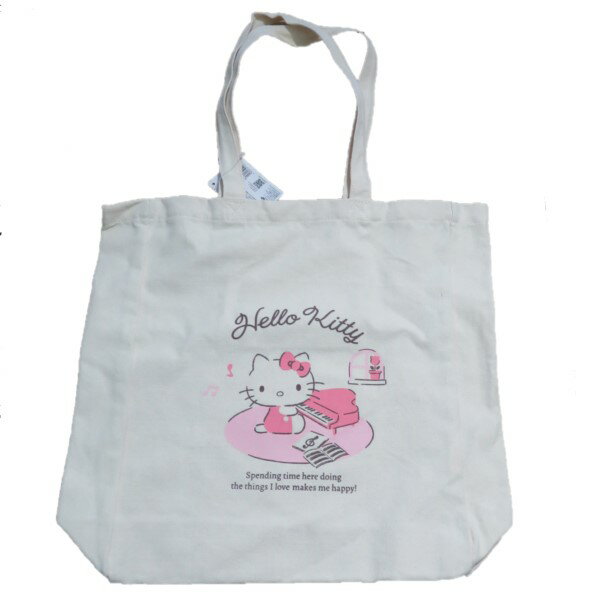 【ハローキティ　50周年】キティちゃん帆布マチ付きトートバック　エコバッグCHMT2－MTのサムネイル