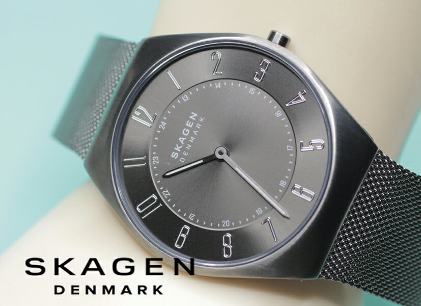 スカーゲン 腕時計（メンズ） スカーゲン SKAGEN 腕時計 グレーネン ウルトラスリム Grenen ULTRASLIM SKW6824 クォーツ 37ミリ 2針 ステンレスケース 北欧 シンプル 正規品 送料無料
