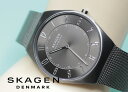 楽天時計・宝石・眼鏡の生巧堂【先着でSKAGENコットンメッシュバッグをプレゼント】 スカーゲン SKAGEN 腕時計 グレーネン ウルトラスリム Grenen ULTRASLIM SKW6824 クォーツ 37ミリ 2針 ステンレスケース 北欧 シンプル 正規品 送料無料