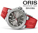 オリス ORIS 腕時計 自動巻き オリス アクイス デイト レリーフ ダイバーズウォッチ 43.5mm グレー 01 733 7730 4153-07 4 24 66EB 国内正規品 送料無料