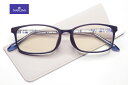 ナルミ NARUMI シニアグラス 老眼鏡 リーディンググラス PCグラス UVカット ブルーライトカット ネイビー NARG-001 送料無料
