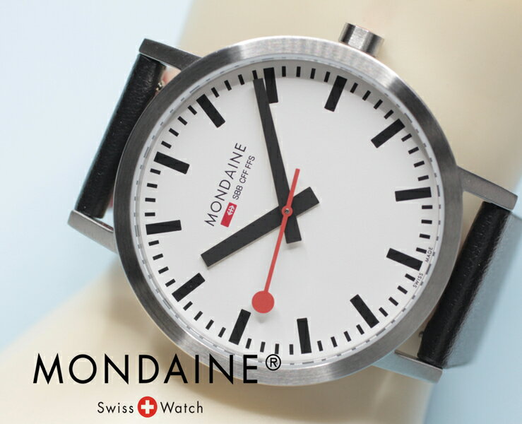 モンディーン MONDAINE モンディーン クラシック 40ミリモデル 鉄道時計 A660.30360.16SBBV 正規品 送料無料