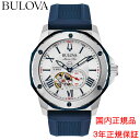 【BULOVAトートバックをプレゼント】 ブローバ BULOVA 腕時計 メンズ 自動巻き マリンスター Marine Star 98A225 国内正規品 メーカー3年間保証 送料無料
